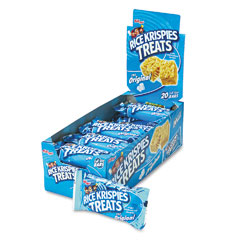 Kelloggs Rice Krispies Treats, Original Marshmallow, 1.3oz Snack Pack, 20 Packs/Box KEB26547