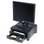 Kelly Computer Supply Monitor/Printer Stand w/2 Drawers,13 x 13 1/2 x 5 3/4, Black KCS10369