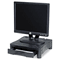 Kelly Computer Supply Monitor/Printer Stand w/Drawer,13 1/4 x 13 1/2 x 4, Black KCS10368