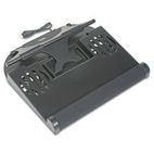 Kelly Computer Supply Notebook Riser with Cooling Fan and Swivel, Black, 12 1/2 x 11 1/2 x 4 KCS10909