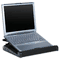 Kelly Computer Supply Notebook Riser with Cooling Fan and Swivel, Black, 12 1/2 x 11 1/2 x 4 KCS10909