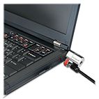 Kensington 64637 Laptop Lock, Keyed, Clicksafe, Black