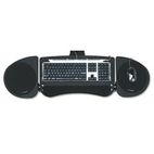 Kensington Adjustable Articulating Underdesk Keyboard Platform, 24-1/2 x 12-1/2, Black KMW60044