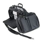 Kensington Contour 15" Laptop Carrying Case, Nylon, 16-1/2 x 6-1/2 x 12-1/2, Black KMW62220