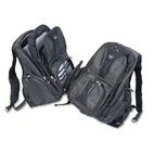 Kensington Contour Laptop Backpack, Nylon, 15 3/4 x 9 x 19 1/2, Black KMW62238