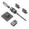 Kensington Desktop and Peripherals Locking Kit, 8 ft. Steel Cable, Two Keys KMW64615