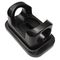 Kensington Mini Plate Anchor, Stainless Steel, 1 1/2" W x 7/8" H, Black, Adhesive Backing KMW67715