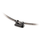 Kensington Mini Plate Anchor, Stainless Steel, 1 1/2" W x 7/8" H, Black, Adhesive Backing KMW67715