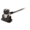 Kensington Mini Plate Anchor, Stainless Steel, 1 1/2" W x 7/8" H, Black, Adhesive Backing KMW67715