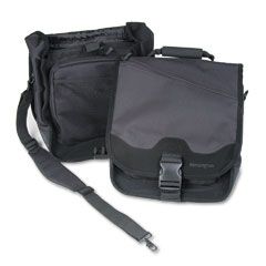 Kensington SaddleBag Laptop Carrying Case, 14-1/4 x 6-1/2 x 16-1/2, Black KMW64079