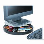 Kensington Spin2 Monitor Stand, 14 x 14 x 3 1/4, Black KMW60049