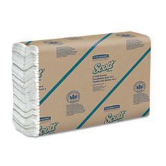 KIMBERLY-CLARK PROFESSIONAL* SCOTT C-Fold Paper Towels, 10 1/8 x 13 3/20, White, 200/Pack, 12/Carton KIM01510