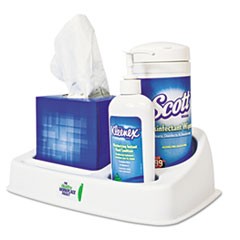 KIMBERLY-CLARK PROFESSIONAL* Standard Desk Caddy, 11-1/4 x 8-1/8 x 8-3/4, White KIM32181