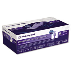 KIMBERLY-CLARK PROFESSIONAL* STERLING PURPLE NITRILE Exam Gloves, Medium, Purple, 100/Box KIM55082