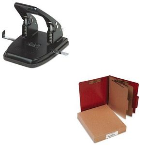 KITACC15006UNV74222 - Value Kit - Acco Presstex 20-Point Classification Folders (ACC15006) and Universal 30-Sheet Two-Hole Punch (UNV74222)