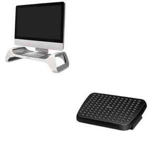 KITFEL48121FEL9311101 - Value Kit - Fellowes Monitor Riser (FEL9311101) and Fellowes Standard Footrest (FEL48121)