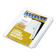 Kleer-Fax 80000 Series Legal Index Divider Set, Side Tabs, Printed "176"-"200" KLF83176