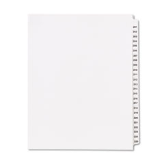 Kleer-Fax 80000 Series Legal Index Divider Set, Side Tabs, Printed "201"-"225" KLF83201