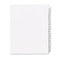 Kleer-Fax 80000 Series Legal Index Divider Set, Side Tabs, Printed "251"-"275" KLF83251