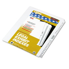 Kleer-Fax 80000 Series Legal Index Divider Set, Side Tabs, Printed "76"-"100" KLF81197