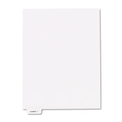 Kleer-Fax 80000 Series Legal Index Dividers, Bottom Tab, Printed "Exhibit 1", 25/Pack KLF84141