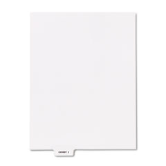 Kleer-Fax 80000 Series Legal Index Dividers, Bottom Tab, Printed "Exhibit 2", 25/Pack KLF84142