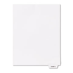 Kleer-Fax 80000 Series Legal Index Dividers, Bottom Tab, Printed "Exhibit 5", 25/Pack KLF84145