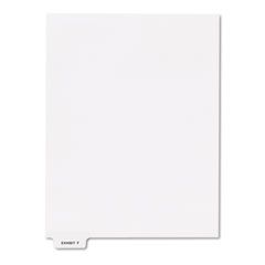 Kleer-Fax 80000 Series Legal Index Dividers, Bottom Tab, Printed "Exhibit F", 25/Pack KLF81145