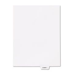 Kleer-Fax 80000 Series Legal Index Dividers, Bottom Tab, Printed "Exhibit I", 25/Pack KLF81148