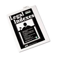 Kleer-Fax 80000 Series Legal Index Dividers, Bottom Tab, Printed "Exhibit Q", 25/Pack KLF81156
