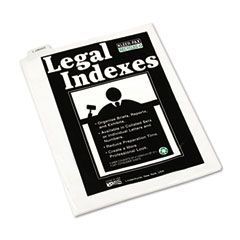 Kleer-Fax 80000 Series Legal Index Dividers, Bottom Tab, Printed "Exhibit T", 25/Pack KLF81159