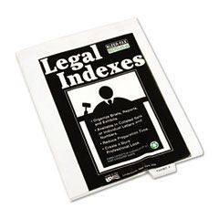 Kleer-Fax 80000 Series Legal Index Dividers, Bottom Tab, Printed "Exhibit X", 25/Pack KLF81163