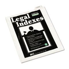 Kleer-Fax 80000 Series Legal Index Dividers, Bottom Tab, Printed "Exhibit Z", 25/Pack KLF81165