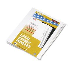 Kleer-Fax 80000 Series Legal Index Dividers, Side Tab, Printed "1", 25/Pack KLF81111