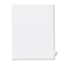 Kleer-Fax 80000 Series Legal Index Dividers, Side Tab, Printed "24", 25/Pack KLF82224