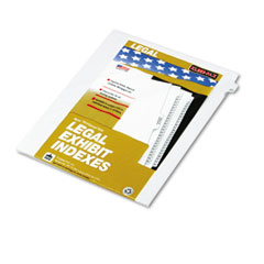 Kleer-Fax 80000 Series Legal Index Dividers, Side Tab, Printed "27", 25/Pack KLF82227