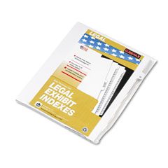 Kleer-Fax 80000 Series Legal Index Dividers, Side Tab, Printed "30", 25/Pack KLF82230