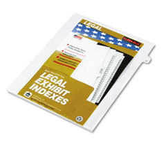 Kleer-Fax 80000 Series Legal Index Dividers, Side Tab, Printed "4", 25/Pack KLF81114