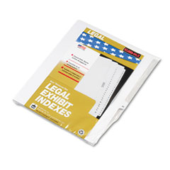 Kleer-Fax 80000 Series Legal Index Dividers, Side Tab, Printed "40", 25/Pack KLF82240