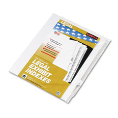 Kleer-Fax 80000 Series Legal Index Dividers, Side Tab, Printed "44", 25/Pack KLF82244