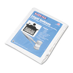 Kleer-Fax 80000 Series Legal Index Dividers, Side Tab, Printed "45", 25/Pack KLF82245