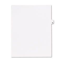 Kleer-Fax 80000 Series Legal Index Dividers, Side Tab, Printed "58", 25/Pack KLF82258