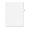 Kleer-Fax 80000 Series Legal Index Dividers, Side Tab, Printed "58", 25/Pack KLF82258