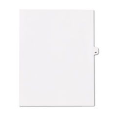 Kleer-Fax 80000 Series Legal Index Dividers, Side Tab, Printed "61", 25/Pack KLF82261