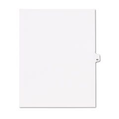 Kleer-Fax 80000 Series Legal Index Dividers, Side Tab, Printed "63", 25/Pack KLF82263