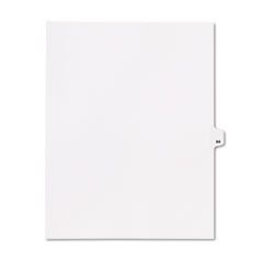 Kleer-Fax 80000 Series Legal Index Dividers, Side Tab, Printed "64", 25/Pack KLF82264