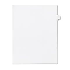 Kleer-Fax 80000 Series Legal Index Dividers, Side Tab, Printed "80", 25/Pack KLF82280