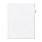 Kleer-Fax 80000 Series Legal Index Dividers, Side Tab, Printed "80", 25/Pack KLF82280