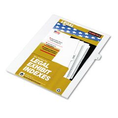 Kleer-Fax 80000 Series Legal Index Dividers, Side Tab, Printed "9", 25/Pack KLF81119