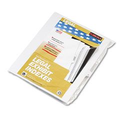 Kleer-Fax 80000 Series Legal Index Dividers, Side Tab, Printed "O", White, 25/Pack KLF80015